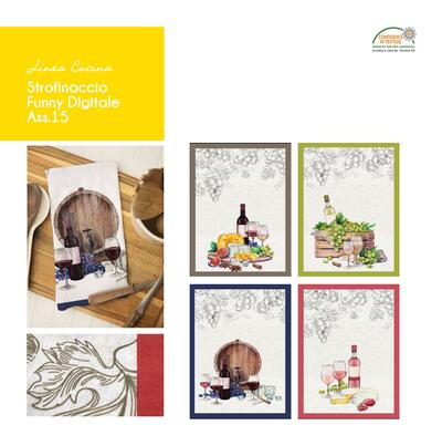 FUNNY DIGITAL TEA TOWEL 50X70 Tellini S.r.l. Wholesale Clothing